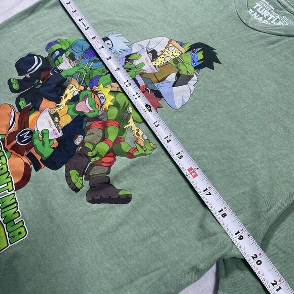 Teenage Mutant Ninja Turtles Naruto Raphael as Gaara T-Shirt Men Size XL Shrunk - Picture 4 of 4